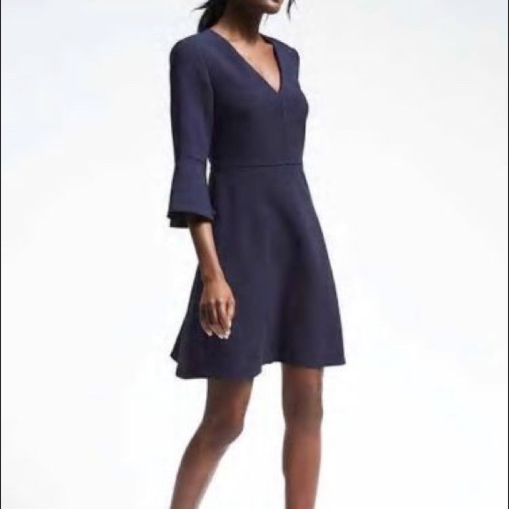 Banana Republic Flutter Sleeve Dress
